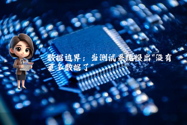 数据边界：当测试系统报出