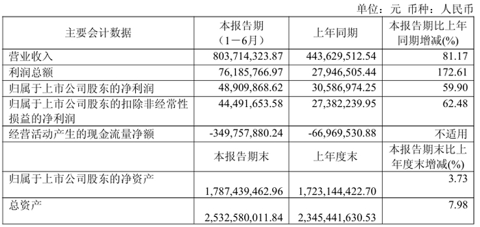 抢滩HBM测试的精智达，半年报营收净利双增